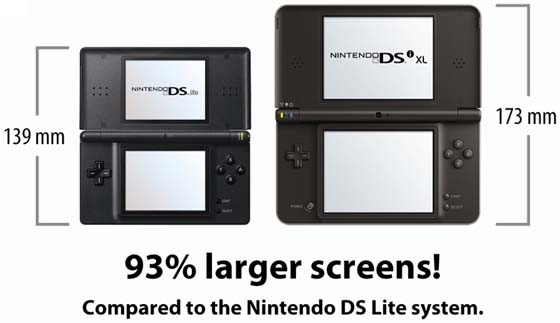 Comparison of Features: Nintendo 3DS 3DS, DSi XL vs DSi, DS Lite, DS Phat | Geek Montage