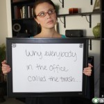 Girl Quits Job Through White Board