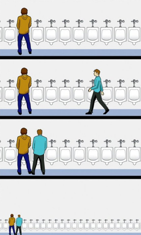 Bad Urinal Etiquette