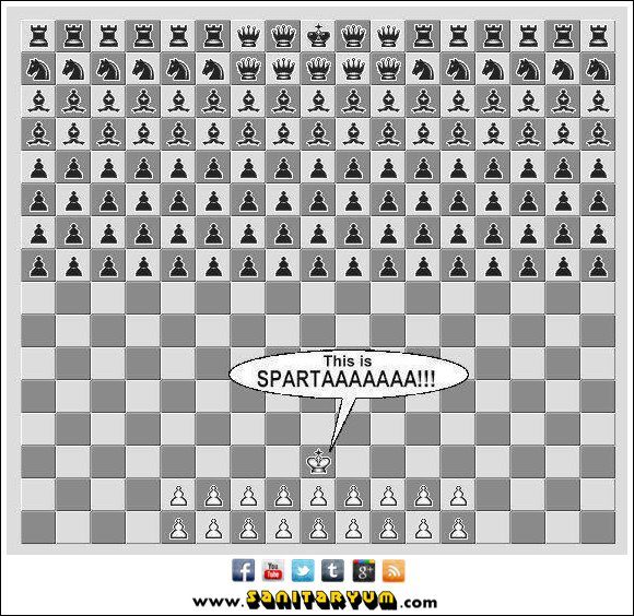 Chess Set - This is Sparta - Movie 300